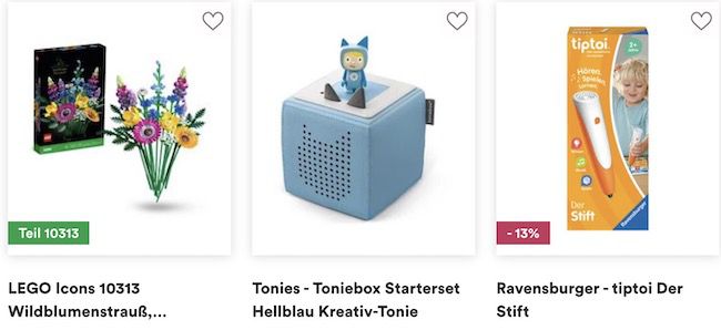 Thalia: 17% Rabatt auf Spielwaren   auch auf tiptoi, Tonieboxen etc.