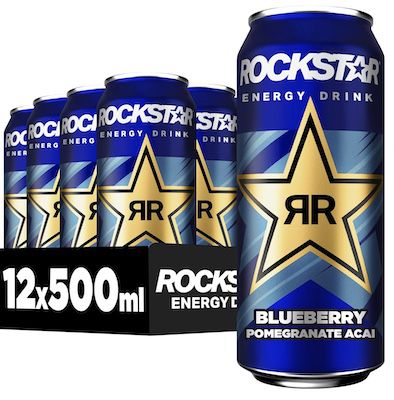 🔥 12x Rockstar Energy Drink Blueberry 8,69€ (statt 21€)   auch andere Sorten (Pfandfehler?!)