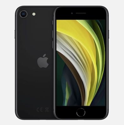 🍏 Apple iPhone SE (2020) mit 64GB in Schwarz für 71€ (statt neu 270€) – Gebrauchtware
