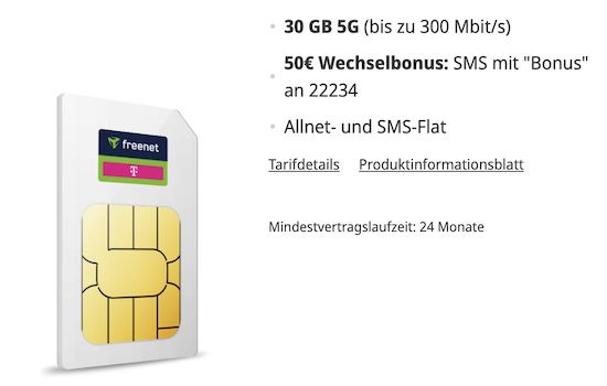 🔥 Telekom Allnet 30GB LTE/5G für 29,95€ mtl. + 50€ Bonus + 600€ MediaMarkt Gutschein