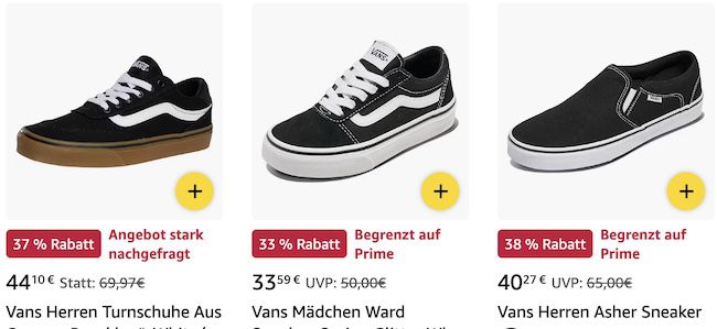 👟 Vans Sale bei Amazon   z.B. Vans Brooklyn LS ab 42,75€ (statt 60€)