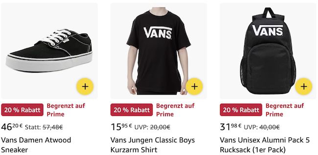 👟 Vans Sale bei Amazon   z.B. Vans Brooklyn LS ab 42,75€ (statt 60€)