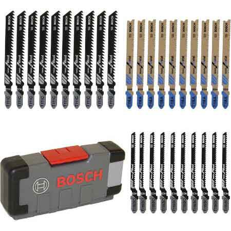 🪚 Bosch Professional Stichsägeblatt Set + Box, 30tlg. für 15,97€ (statt 21€)