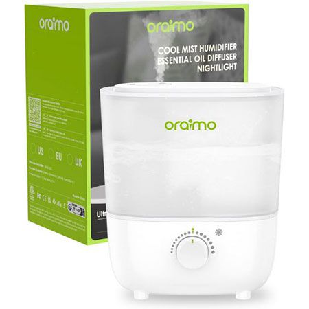 Oraimo OHM U02 Luftbefeuchter mit 2,5L Tank und Nachtlicht für 19,99€ (statt 32€)