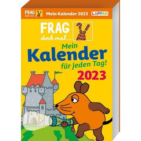 Frag doch mal ... die Maus: Tageskalender 2023 für 6,99€ (statt 9€)   Prime