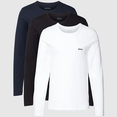 3er Pack BOSS Longsleeve Shirts für 50,99€ (statt 60€)