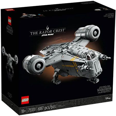 LEGO 75331 Star Wars: The Razor Crest mit 6.187 Teilen für 439€ (statt 521€)