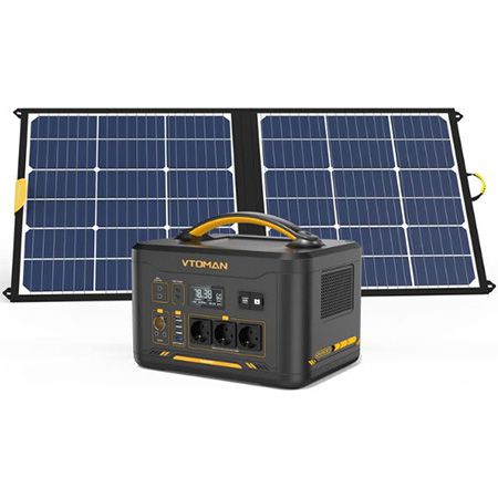 VTOMAN Jump 2200 LiFePO4 Powerstation mit 2200W + Solarmodulen für 1.299€ (statt 2.200€)