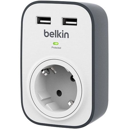 Belkin SurgeCube Steckdosenadapter für 11,99€ (statt 22€)