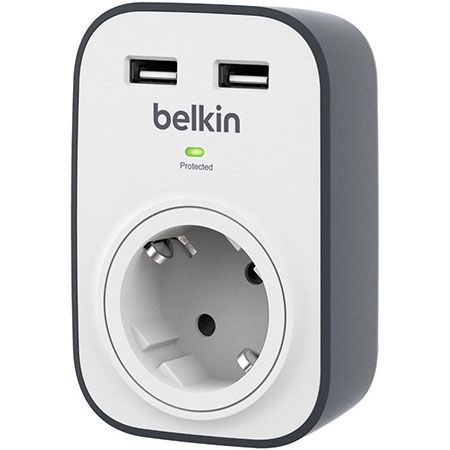 Belkin SurgeCube Steckdosenadapter für 10,39€ (statt 20€)