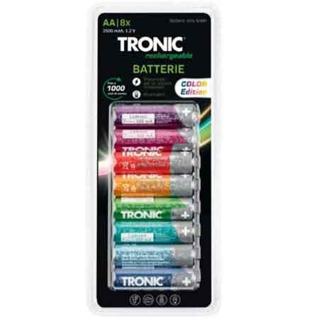 8er Pack Tronic Ready 2 Use Ni MH Akku AA/AAA ab 5,99€ zzgl. Versand