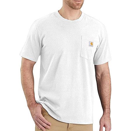 Carhartt Workwear Pocket T Shirt in Weiß für 13,95€ (statt 18€)   Prime