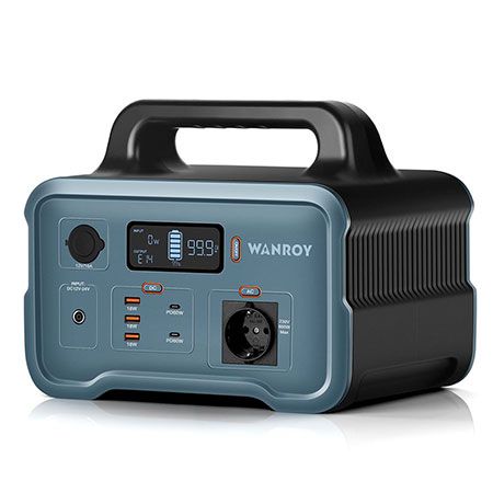 Wanroy HS600 Tragbare Powerstation mit 600W/648Wh für 399,99€ (statt 700€)