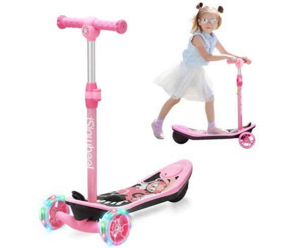 iSinwheel 3 Rad Mini Elektroroller für Kinder in Blau oder Pink für 99,99€ (statt 189,99€)