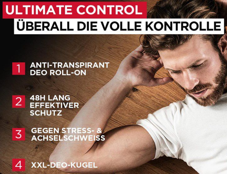 6er LOréal Men Expert Ultimate Control Deo ab 9,78€ (statt 15€)