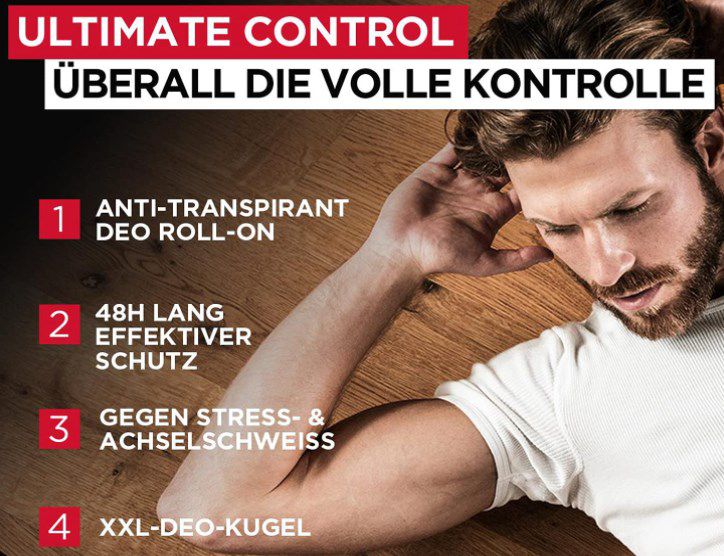 6er LOréal Men Expert Ultimate Control Deo ab 7,90€ (statt 15€)