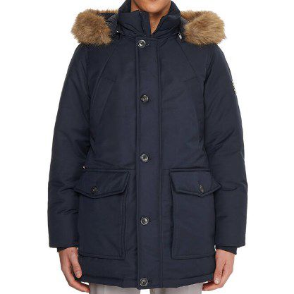 Tommy Hilfiger Herren Daunenparka Rockie Down in Blau ab 210,69€ (statt 300€)   Restgrößen