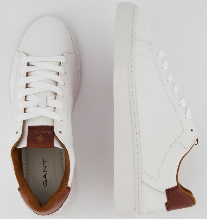 Gant Leder Sneaker MC JULIEN in Weiß für 106,91€ (statt 120€)