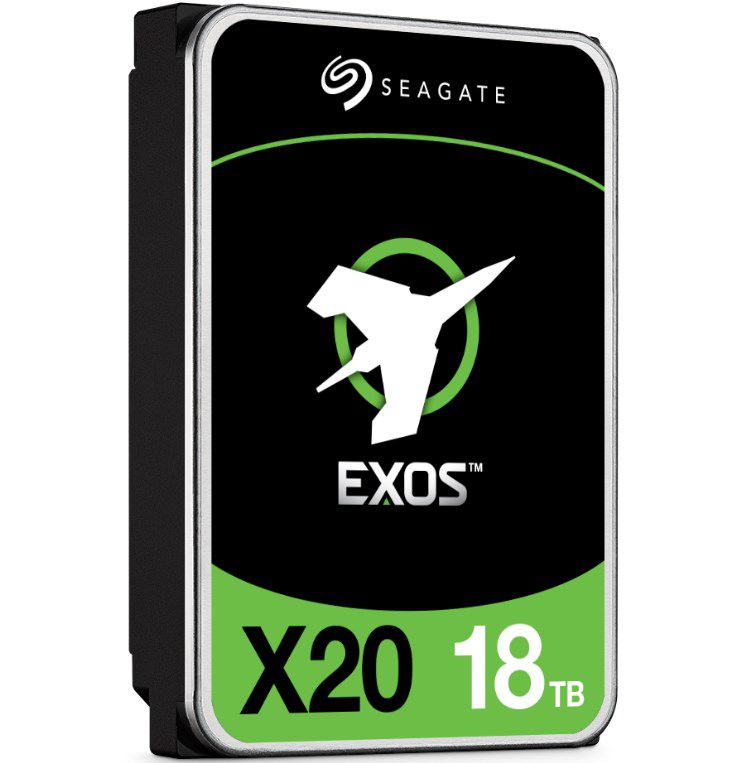 Seagate Exos X20 18 TB HDD für 289,80€ (statt 363€)