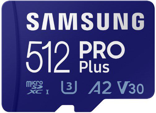 Samsung PRO Plus 512GB microSDXC mit USB Kartenleser für 42,99€ (statt 53€)