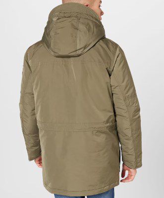 Tom Tailor Parka mit Kapuze in Olive für 74,99€ (statt 144€)