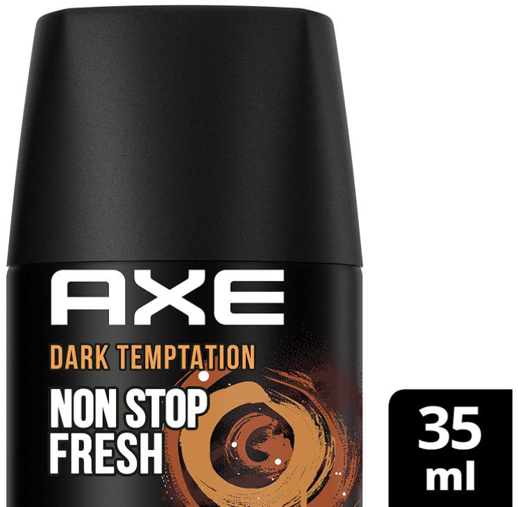 Axe Bodyspray Dark Temptation Deo ab 0,69€ (statt 1,20€) oder 4 für 2,97€   Prime