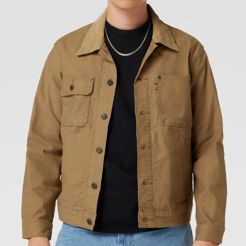 Levis Jeansjacke TRUCKER in Cognac für 67,99€ (statt 84€) S bis L