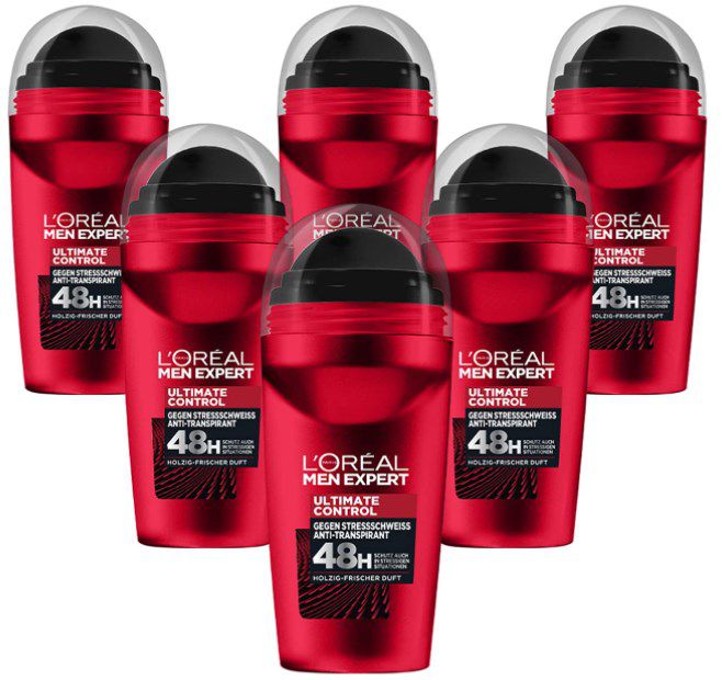 6er LOréal Men Expert Ultimate Control Deo ab 7,90€ (statt 15€)