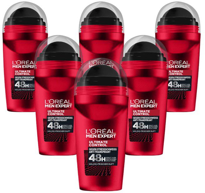 6er LOréal Men Expert Ultimate Control Deo ab 9,78€ (statt 15€)