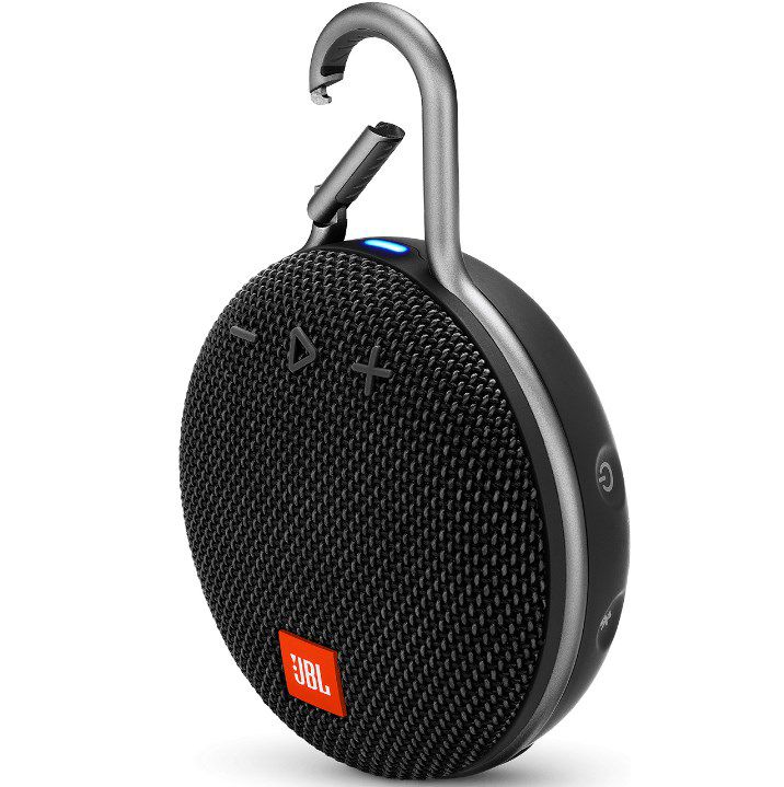 JBL Clip 3 Bluetooth Lautsprecher in Schwarz mit Karabinerhaken für 39,90€ (statt 50€)