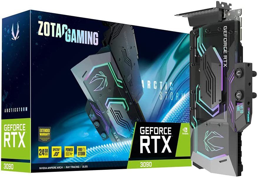 ZOTAC GeForce RTX 3090 Arcticstorm mit 24GB GDDR6X RAM für 1207€ (statt 1750€)