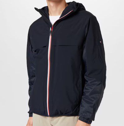 Tommy Hilfiger Übergangsjacke in Marine für 119€ (statt 184€) S bis L + XXL