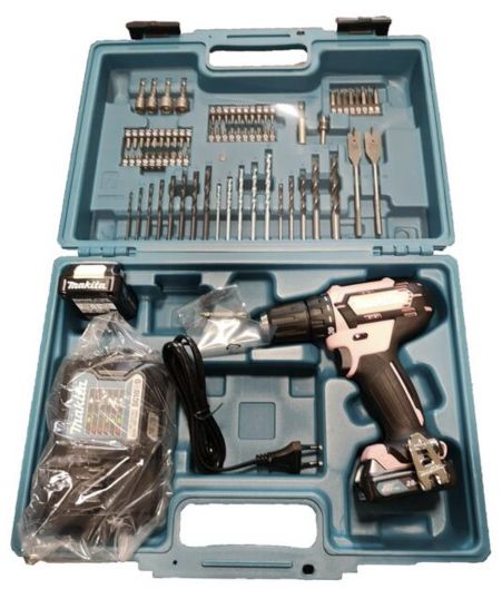 Makita Akku Bohrschrauber Set CXT DF333DWAP2 in Pink inkl. 2 Akkus für 119,99€ (statt 159€)