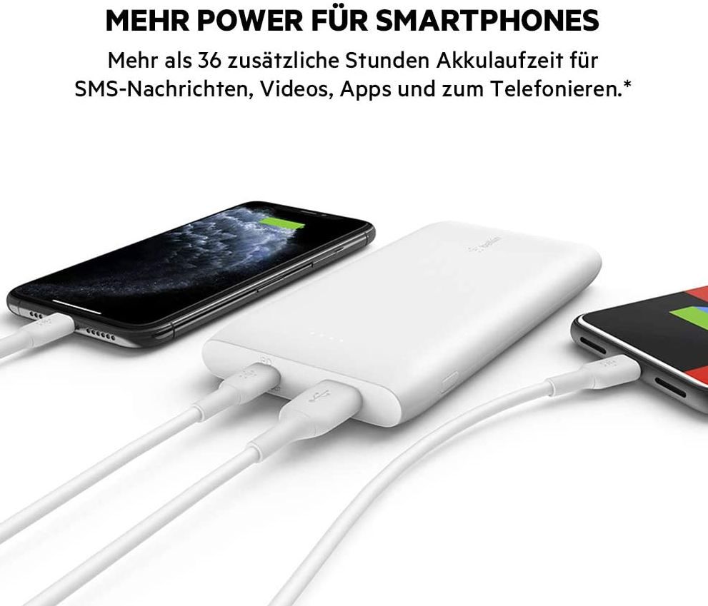 Belkin USB C PD Powerbank mit 10.000 mAh mit 18W für 27,99€ (statt 36€)   Prime