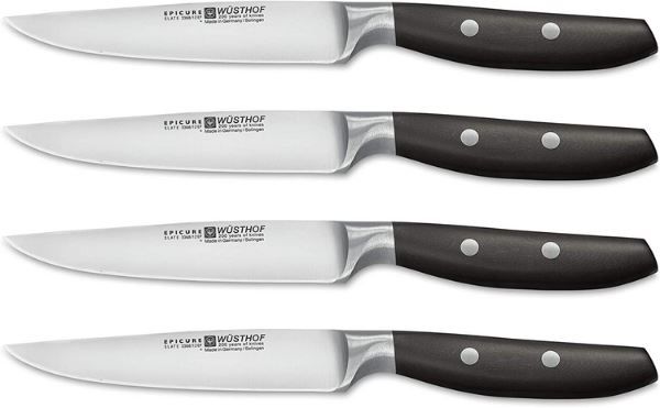 Wüsthof Epicure Slate Steakmessersatz mit 4 Messern für 89,90€ (statt 179€)