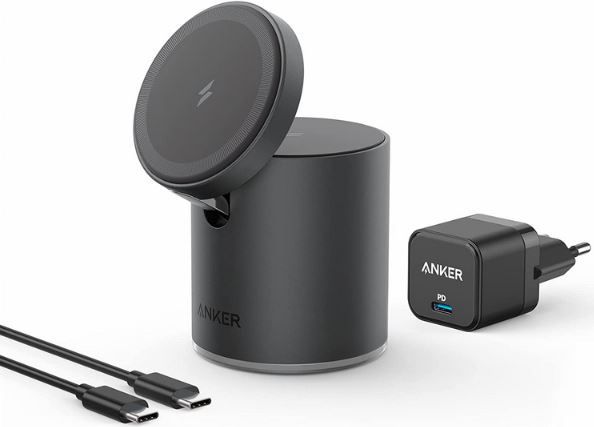 Anker 623 MagGo 2 in 1 Wireless Ladestation mit 20W für 29,99€ (statt 59€)