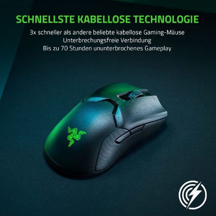 Razer Viper Ultimate Wireless Gaming Maus mit Ladestation für 64,99€ (statt 79€)