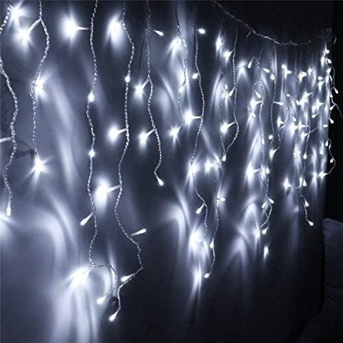 Swanew LED Eisregen Lichterkette in Warm/Kaltweiß mit 600LEDs, 20m für 20,99€ (statt 35€)