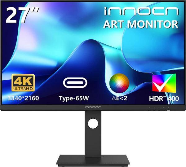 Innocn 27C1U D 27 Zoll 4K IPS Monitor mit 60Hz & HDR400 für 269€ (statt 299€)