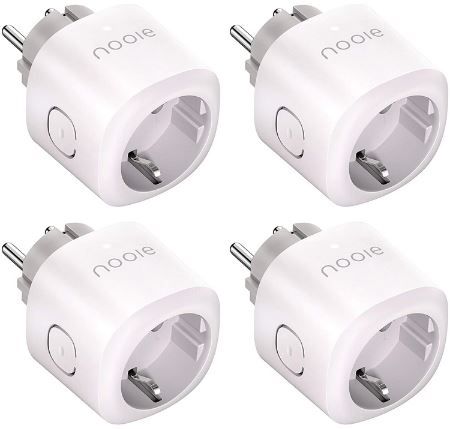 4x Nooie PE10 WLAN Steckdose (10A) für 23,94€ (statt 40€)