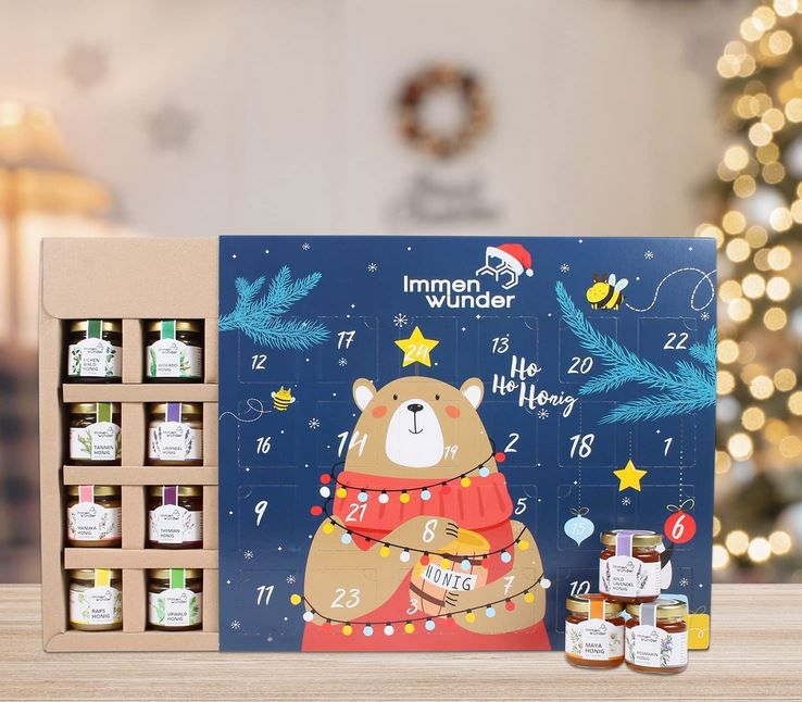 Immenwunder Honig Adventskalender mit Manuka Honig, 24 x 50g für 49,99€ (statt 70€)