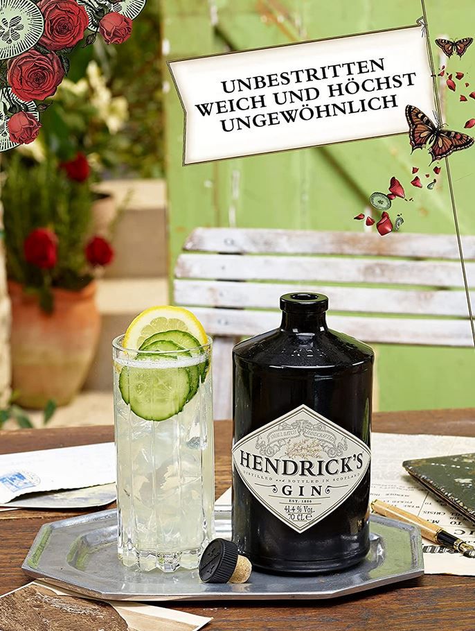 Hendricks Gin Maestro of The Gin & Tonic Geschenkset, 44%, 0,7l für 27,99€ (statt 35€)   Prime