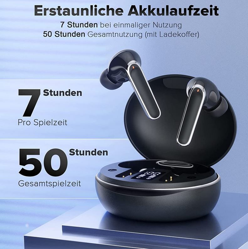 Enomir Flypods In Ear Kopfhörer mit Noise Cancelling für 9,99€ (statt 35€)