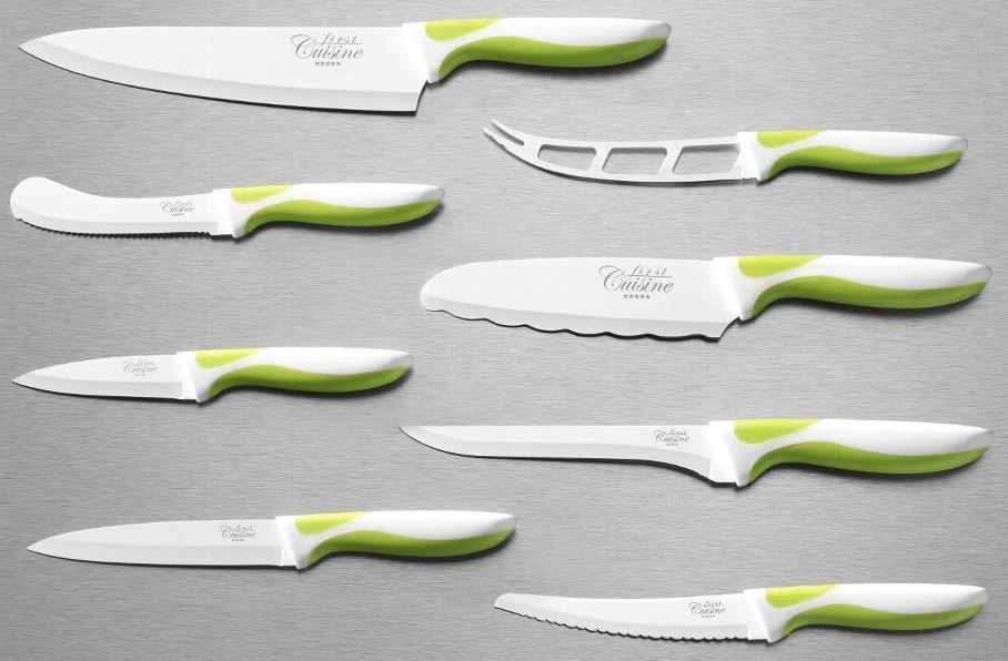 First Cuisine Edelstahl Messer Set 8 tlg. für 9,94€ (statt 14€)