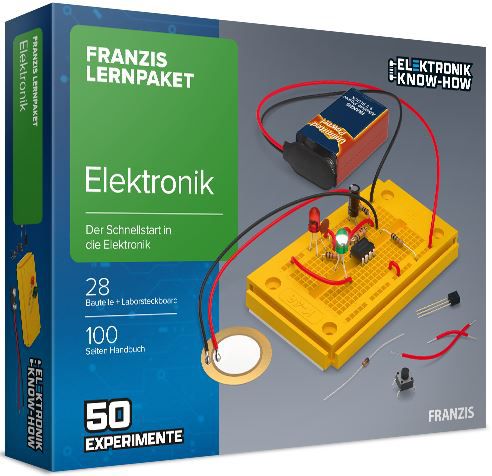 Franzis Lernpaket Elektronik mit 100 seitigen Handbuch für 16,47€ (statt 25€)