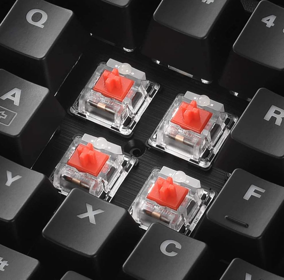 Sharkoon Skiller SGK30 Red, Mechanische Gaming Tastatur für 32,99€ (statt 44€)