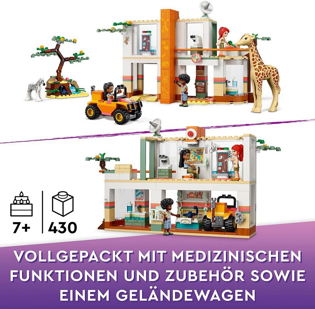 LEGO 41717 Friends Mias Tierrettungsmission für 28,99€ (statt 35€)   Prime