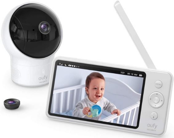 eufy SpaceView Babyphone mit 720p, 140m Reichweite, Nachtsicht für 139,99€ (statt 180€)