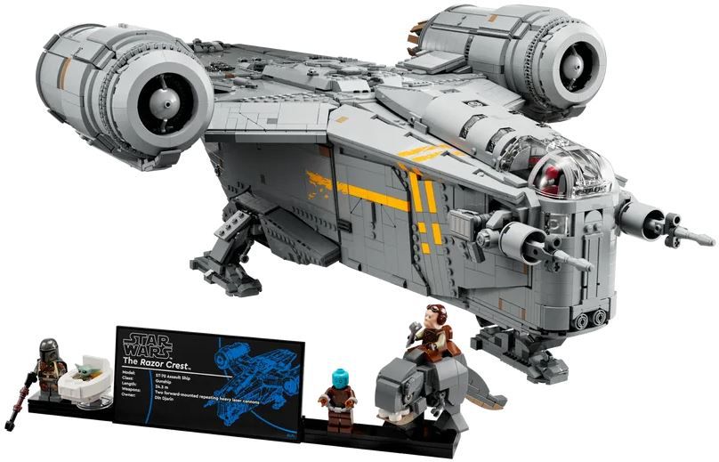 LEGO 75331 Star Wars: The Razor Crest mit 6.187 Teilen für 439€ (statt 511€)