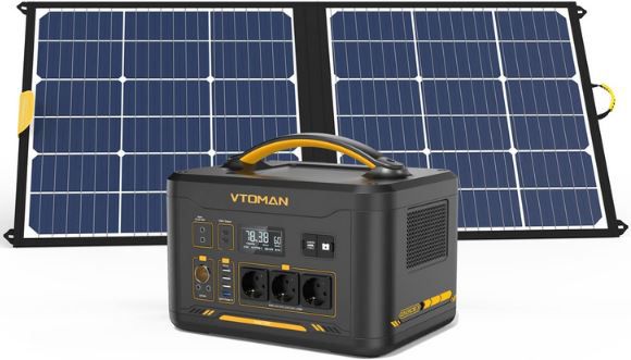 VTOMAN Jump 2200 LiFePO4 Powerstation mit 2200W + Solarmodulen für 1.299€ (statt 2.200€)